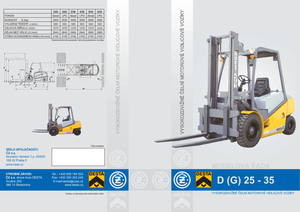 Čelní vysokozdvižné dieselové vozíky Desta D 25