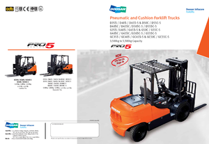 Čelní vysokozdvižné dieselové vozíky Doosan D 40 S