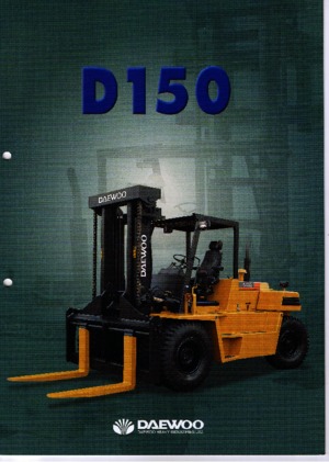 Čelní vysokozdvižné dieselové vozíky Doosan D 150