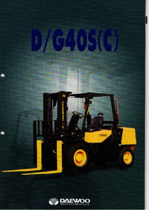 Čelní vysokozdvižné dieselové vozíky Doosan D 40 S(C) 2