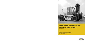 Čelní vysokozdvižné dieselové vozíky Caterpillar DP150N