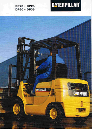 Čelní vysokozdvižné dieselové vozíky Caterpillar DP 30