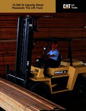 Čelní vysokozdvižné dieselové vozíky Caterpillar DP70