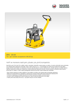 Reverzní vibrační desky Wacker Neuson DPU 2560Hts