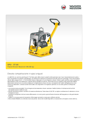 Reverzní vibrační desky Wacker Neuson DPU3750Hets