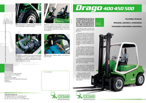 Čelní vysokozdvižné dieselové vozíky Cesab Drago 400