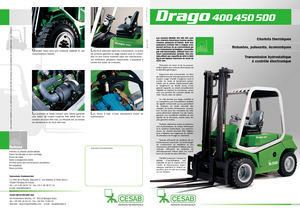 Čelní vysokozdvižné dieselové vozíky Cesab Drago 400