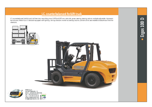 Čelní vysokozdvižné dieselové vozíky OMG Ergos 100 D