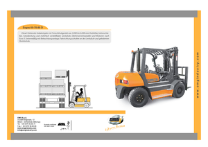 Čelní vysokozdvižné dieselové vozíky OMG Ergos 70 D