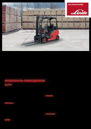 Čelní vysokozdvižné LPG vozíky Linde H50T EVO