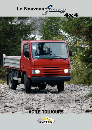 Komunální multifunkční naftová vozidla Bonetti F 100 X