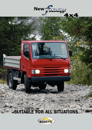 Komunální multifunkční naftová vozidla Bonetti F 100 X