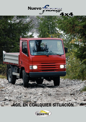 Komunální multifunkční naftová vozidla Bonetti F 100 X