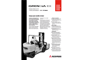 Čelní vysokozdvižné dieselové vozíky Mitsubishi FD 40 N