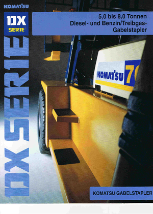 Čelní vysokozdvižné dieselové vozíky Komatsu FD 80-6