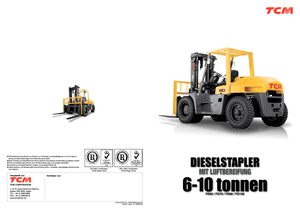 Čelní vysokozdvižné dieselové vozíky TCM FD 100-2