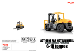 Čelní vysokozdvižné dieselové vozíky TCM FD 100-2