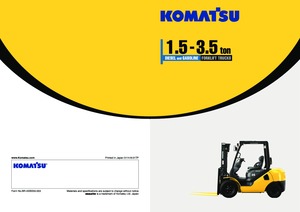 Čelní vysokozdvižné dieselové vozíky Komatsu FD 20 T 14