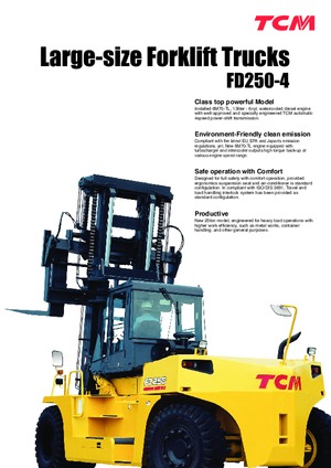 Terénní vysokozdvižné vozíky TCM FD 250-4