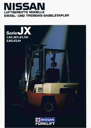 Čelní vysokozdvižné dieselové vozíky Nissan FJ 01 A 18 U