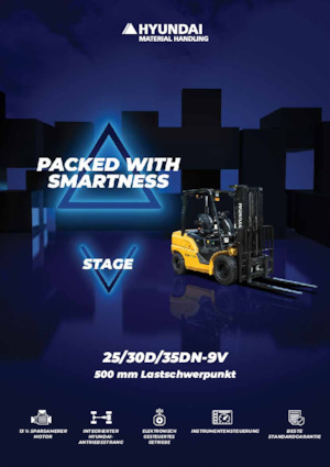 Čelní vysokozdvižné dieselové vozíky Hyundai 35DN-9V