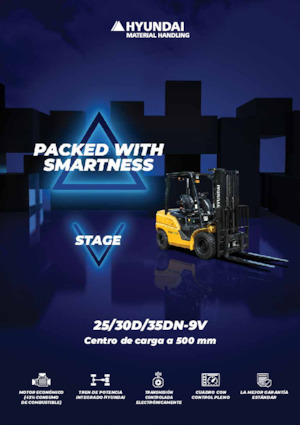 Čelní vysokozdvižné dieselové vozíky Hyundai 35DN-9V