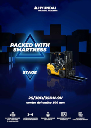 Čelní vysokozdvižné dieselové vozíky Hyundai 35DN-9V