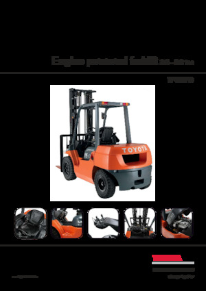 Čelní vysokozdvižné dieselové vozíky Toyota 42-7 FD 45