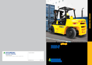 Čelní vysokozdvižné dieselové vozíky Hyundai 70DF-7