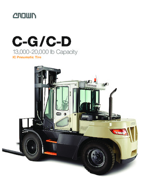 Čelní vysokozdvižné dieselové vozíky Crown CD60S-7