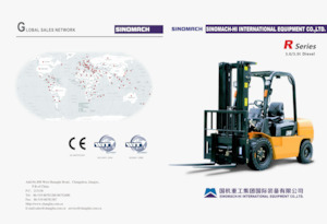 Čelní vysokozdvižné dieselové vozíky Sinomach CPCD30N