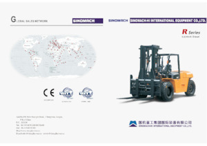 Čelní vysokozdvižné dieselové vozíky Sinomach CPCD80