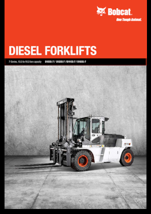 Čelní vysokozdvižné dieselové vozíky Bobcat D160S-7