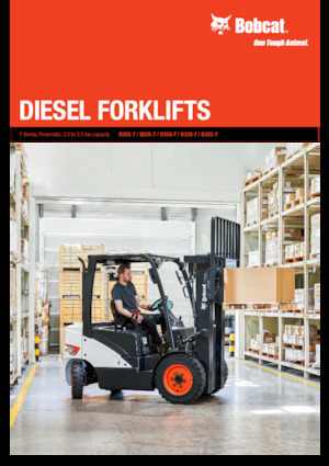 Čelní vysokozdvižné dieselové vozíky Bobcat D25S-7