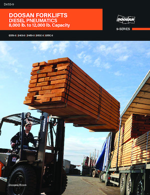 Čelní vysokozdvižné dieselové vozíky Doosan D55C-9