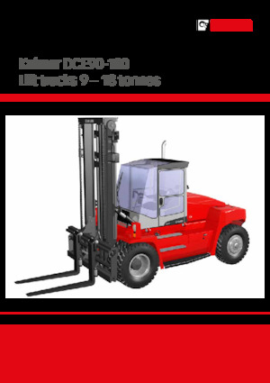 Čelní vysokozdvižné dieselové vozíky Kalmar DCE 160-9