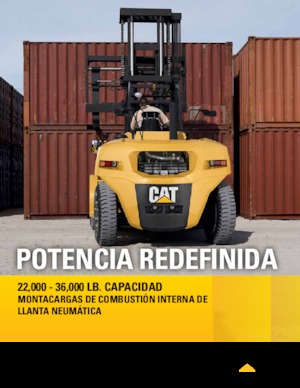 Čelní vysokozdvižné dieselové vozíky Caterpillar DP100N2