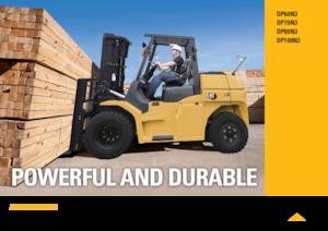 Čelní vysokozdvižné dieselové vozíky Caterpillar DP100N3