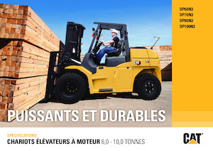 Čelní vysokozdvižné dieselové vozíky Caterpillar DP70N3