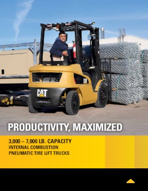 Čelní vysokozdvižné dieselové vozíky Caterpillar DP28N