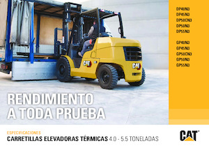 Čelní vysokozdvižné dieselové vozíky Caterpillar DP40N3