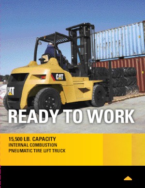 Čelní vysokozdvižné dieselové vozíky Caterpillar DP70N1