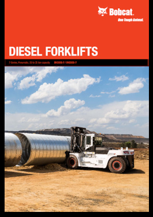 Čelní vysokozdvižné dieselové vozíky Bobcat DV200S-7 