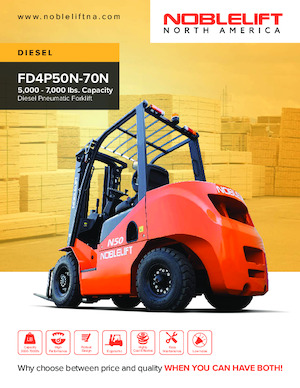 Čelní vysokozdvižné dieselové vozíky Noblelift FD4P70N