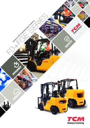 Čelní vysokozdvižné dieselové vozíky TCM FD50C-E2