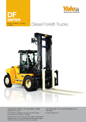 Čelní vysokozdvižné dieselové vozíky Yale GDP100DF