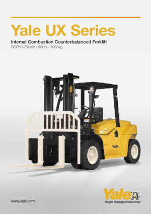 Čelní vysokozdvižné dieselové vozíky Yale GDP50UX6