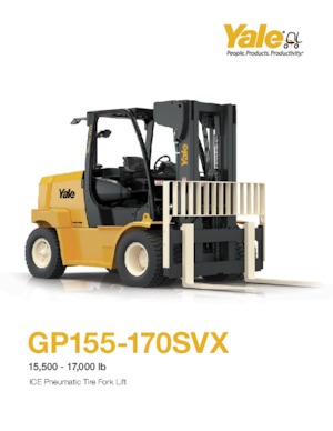 Čelní vysokozdvižné dieselové vozíky Yale GP170SVX