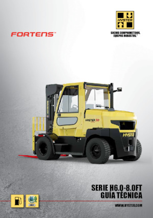 Čelní vysokozdvižné dieselové vozíky Hyster H7.0FTS 9