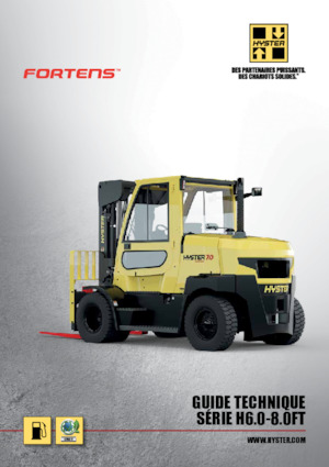 Čelní vysokozdvižné dieselové vozíky Hyster H7.0FTS 9